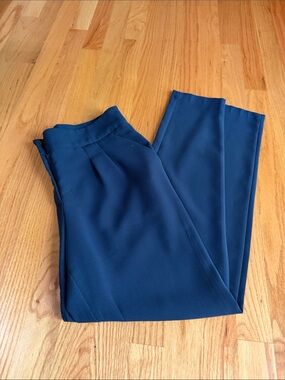 Forever 21 Navy Texture Trousers